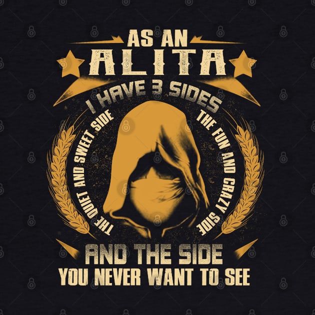 Alita - I Have 3 Sides You Never Want to See by Cave Store